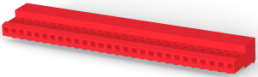 Buchsenleiste, 28-polig, RM 2.54 mm, gerade, rot, 5-640440-8