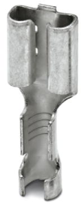 Unisolierte Flachsteckhülse, 6,3 x 0,8 mm, 0,5 bis 1,5 mm², AWG 20 bis 16, Messing, verzinnt, 3240156