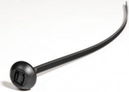 Kabelbinder, Polyamid, (L x B) 375 x 7.6 mm, Bündel-Ø 100 mm, schwarz, -40 bis 105 °C
