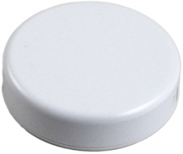 ABS Miniatur-Gehäuse, (L x B x H) 80 x 80 x 20 mm, weiß, IP54, 1551SNAP13WH