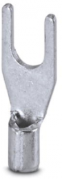 Unisolierter Gabelkabelschuh, 0,5-1,5 mm², AWG 20 bis 16, M3,5, metall