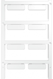 Polyamid Gerätemarkierer, (L x B) 27 x 8 mm, weiß, 80 Stk
