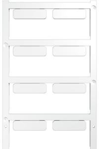 Polyamid Gerätemarkierer, (L x B) 27 x 8 mm, weiß, 80 Stk