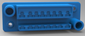 Buchsengehäuse, 16-polig, RM 5 mm, gerade, blau, 5172068-1