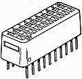 DIP-Schalter, Aus-Ein, 5-polig, gerade, 1,5 A/50 VDC, 5-435626-2