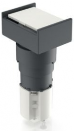 Drucktaster, 4-polig, beleuchtet, 4 A/230 V, Einbau-Ø 16.2 mm, IP65, 1.15.108.177/0000