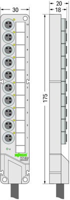 757-403/000-010 WAGO Sensor-Actuator Distribution Boxes Image 2