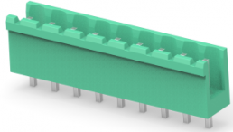 Leiterplattenklemme, 9-polig, RM 5.08 mm, 15 A, Stift, grün, 282825-9