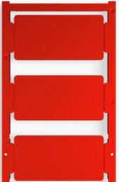Polyamid Gerätemarkierer, (L x B) 60 x 30 mm, rot, 30 Stk