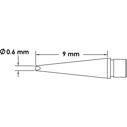 MFT-6CH9006 METCAL Lötspitzen, Entlötspitzen und Heißluftdüsen Bild 3