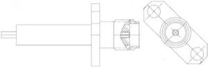 901-9000-CCSF Amphenol RF Koaxialsteckverbinder
