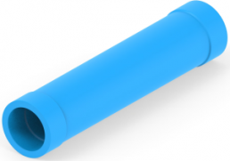Stoßverbinder mit Isolation, 1,04-2,62 mm², AWG 16 bis 14, blau, 28.06 mm