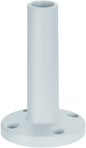 Montagefuß mit Rohr, grau, (Ø x H) 70 mm x 110 mm, für Signalsäulen, 960 000 51