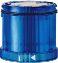 LED-Blitzlichtelement, Ø 70 mm, blau, 24 VDC, IP65