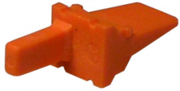 Stecker, 4-polig, gerade, 1-reihig, orange, WM-4P