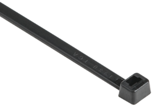 Kabelbinder schwarz 290 x 7.6 mm / Beutel à 100 Stk.