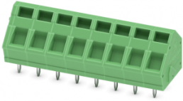 Leiterplattenklemme, 8-polig, RM 5 mm, 0,2-2,5 mm², 16 A, Federklemmanschluss, grün, 1988477