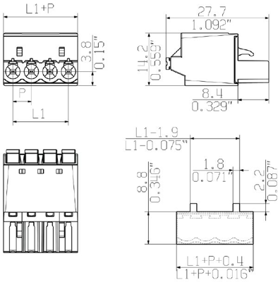 1017710000 Weidmüller PCB Connection Systems Image 3