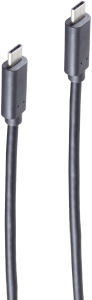 USB 3.1 Verbindungskabel, USB Stecker Typ C auf USB Stecker Typ C, 1.5 m, schwarz