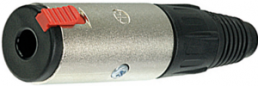 6.35 mm Klinkenkupplung, 3-polig (stereo), Lötanschluss, Metall, NJ3FC6