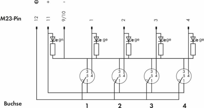 757-144 WAGO Sensor-Aktor Verteilerboxen Bild 3