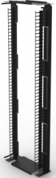 Varistar CP Luftabschottungsblende, Breite 800 mm,Bürstenleiste/Kabelfingern, RAL 7021, 52HE, 2450H
