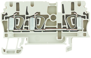 Durchgangsklemme, Federzuganschluss, 0,5-4,0 mm², 3-polig, 24 A, 8 kV, weiß, 1683400000