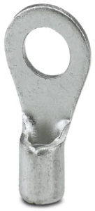 Unisolierter Ringkabelschuh, 1,5-2,5 mm², AWG 18 bis 14, 4.3 mm, M4, metall