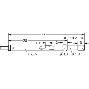 3010/2-F1-2.3N-HTK-3.0 PTR Prüfstifte