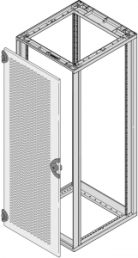 Perforierte Stahltür, für Novastar, 12 HE, RAL 7021