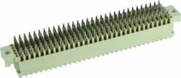 Federleiste, 160-polig, z-a-b-c-d, RM 2.54 mm, Einpressanschluss, gerade, vergoldet, 02021601601