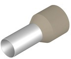Isolierte Aderendhülse, 35 mm², 30 mm/16 mm lang, DIN 46228/4, beige, 1418030000