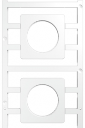 Polyamid Gerätemarkierer, (L x B) 42 x 42 mm, weiß, 4 Stk
