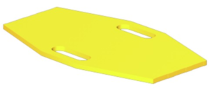 Polyurethan Kabelmarkierer, beschriftbar, (B x H) 26 x 15 mm, gelb, 2005380000