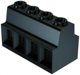 Steckverbinder, 2-polig, RM 15 mm, abgewinkelt, schwarz, 14020227402000