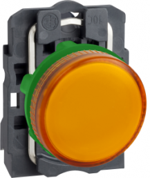 Meldeleuchte, Bund rund, orange, Einbau-Ø 22 mm, XB5AV65