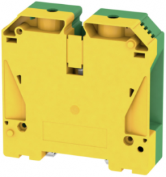 Schutzleiter-Reihenklemme, Schraubanschluss, 16-120 mm², 2-polig, 8 kV, gelb/grün, 1846030000