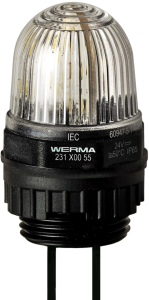 Einbau-LED-Leuchte, Ø 29 mm, weiß, 115 VAC, IP65