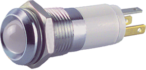 LED-Signalleuchte, 12 V (DC), rot/grün/gelb, Einbau-Ø 14 mm, LED Anzahl: 1