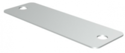 Aluminium Schild, (L x B) 45 x 15 mm, silber, 200 Stk
