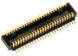 Steckverbinder, 14-polig, 2-reihig, RM 0.4 mm, SMD, Buchse, vergoldet, AXK714347G