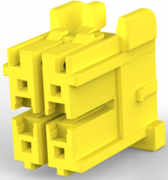 Steckergehäuse, 4-polig, RM 3.3 mm, gerade, gelb, 4-1971905-2