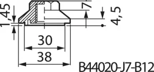 B44020J0007B012 TDK (EPCOS) Zubehör (Elektrolyt Kondensatoren)