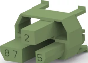 5-100525-4 TE Connectivity Hartmetrische Steckverbinder