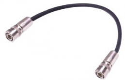 Sensor-Aktor Kabel, M12-Kabelstecker, gerade auf M12-Kabelstecker, gerade, 4-polig, 1.5 m, Elastomer, schwarz, 21332323401015