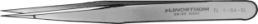 ESD Pinzette, unisoliert, antimagnetisch, Edelstahl, 120 mm, TL 1-SA-SL