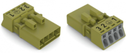 Stecker, 4-polig, Push-in, 0,25-1,5 mm², grün, 890-274/073-000