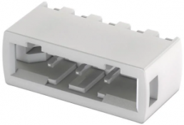 Leiterplattensteckverbinder, 2-polig, RM 2.54 mm, abgewinkelt, weiß, 14110213002334