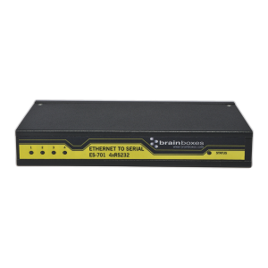 Geräteserver Ethernet zu Serial, 4 Ports, 100 Mbit/s, 5-30 VDC, ES-701