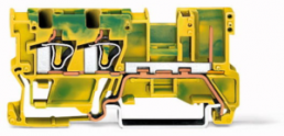2-Leiter/1-Pin-PE-Basisklemme, Federklemmanschluss, 0,08-4,0 mm², 1-polig, gelb/grün, 769-257